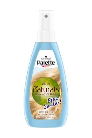 Schwarzkopf Palette Kalıcı Doğal Renkler Renk Açıcı Sprey Saç Boyası