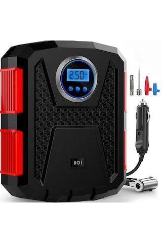 Enshall 3609b Araç Çakmaklık Uyumlu 100w Hava Kompresörü Dc 12v