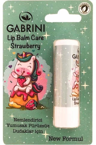 Gabrini Lip Balm Care Strawberry Dudak Bakım Kremi