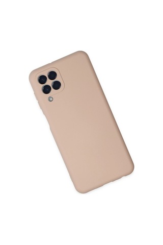 Samsung Galaxy M33 Kılıf Nano İçi Kadife Silikon - Pudra Düz Renkli