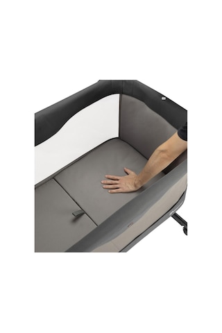 Bebeconfort Amara Ayarlanabilir Anne Yanı Beşik Tinted Graphite Siyah