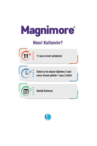 Magnimore Magnezyum Takviye Edici Gıda 60 Tablet