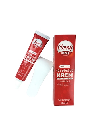 Clemy Unisex Tüm Ciltler İçin Tüy Dökücü Krem 40 Ml
