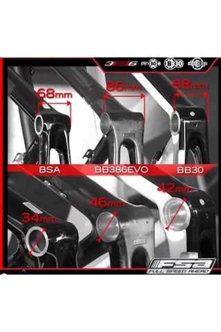 Fsa Bb30 Rulman Seti 3002 Siyah - Kırmızı