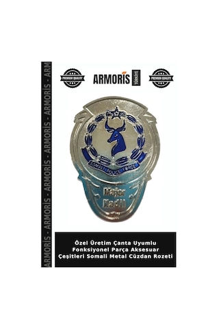 Özel Üretim Çanta Uyumlu Fonksiyonel Parça Aksesuar Çeşitleri Somali Metal Cüzdan Rozeti Çok Renkli