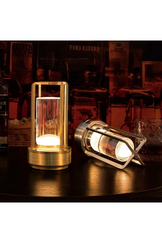 Şarjlı Dokunmatik Led Masa Lambası Ayarlanabilir Dekoratif 3 Mod