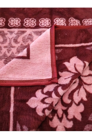 Algelsineve Pembelim Çift Kişilik Lüks Peluş Uşak Battaniyesi Pembe