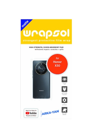 Honor X50 Mat Arka Ve Yan Kaplama Koruyucu Poliüretan Film