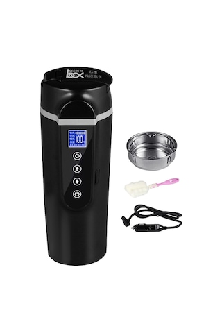 Suntek 24 V/12 V Araba Su Isıtıcısı Siyah