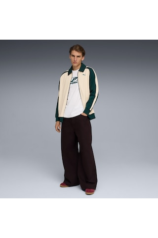 Puma T7 Relaxed Track Erkek Krem Ceket 632994 Krem