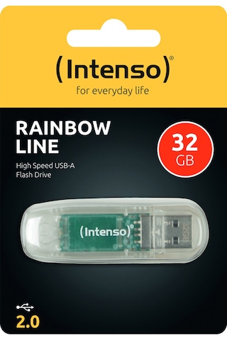 Intenso Rainbow Line 3502480 32 GB USB 2.0 Flash Bellek