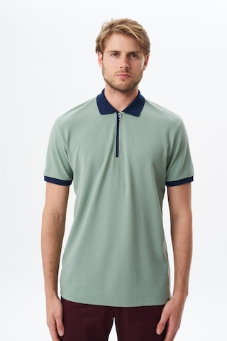 AR-MA Arma Erkek Regular Fit Basic % 100 Pamuk Pike Fermuarlı Polo Yaka Tişört Y29374354302 Yeşil