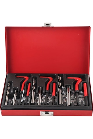 Valkyrie 88 Parça Diş Açma Helicoil Vida Tamir Onarım Seti M6 M8 M10 Profesyonel 1. Kalite