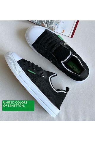 United Colors Of Benetton Benetton 10233 Kadın Günlük Sneaker Ayakkabı Siyah