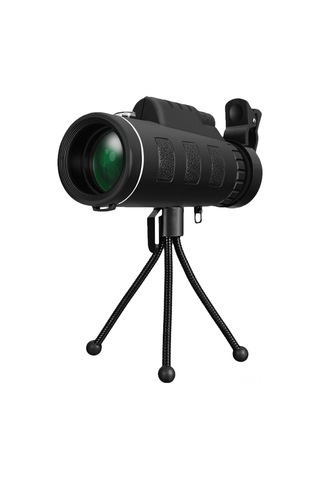 Samdoo 40x60 Bak4 Prisma Monoküler Teleskop, Tam Çok Kaplamalı Lens, Dahili Kompas, Akıllı Telefon Adaptörü İle Dış Etkinlikler İçin Keskin Görüntü