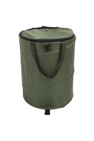 Hangfox Yeşil Oxford Kumaş 91l Folding Kamp Çöp Kutusu, Portable İçin Zıplayıcı Kapağı Ve Taşınabilir Tasarım, Piknik Ve Bahçe Kullanıma Uygun Askeri Yeşil