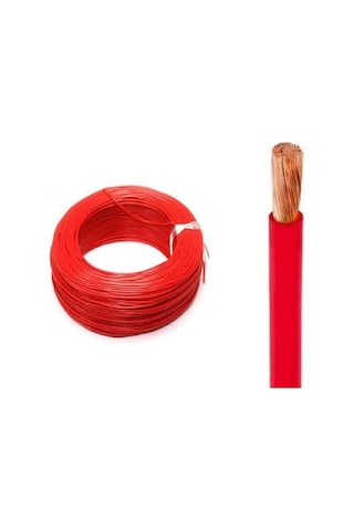 Seval H50v-k 0.75-kr ,kırmızı 0.75mm² 1-damar/çok Telli 1-mt Nyaf Kablo