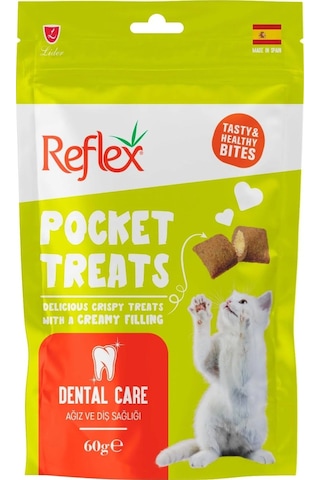 Pocket Treats Dental Care Ağız Ve Diş Sağlığı İçin Kedi Ödül Maması 60 Gr