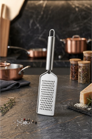 Paslanmaz Çelik Rende, Peynir Limon Sarımsak Rendesi, Çok Işlevli El Rendesi Açık Gri