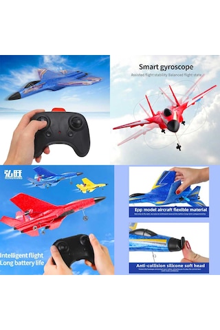 Asya Kumandalı Uçak Hw-33 Çok Yönlü Kontrol Akıllı Jiroskop Usb Şarjlı 14+ Diğer
