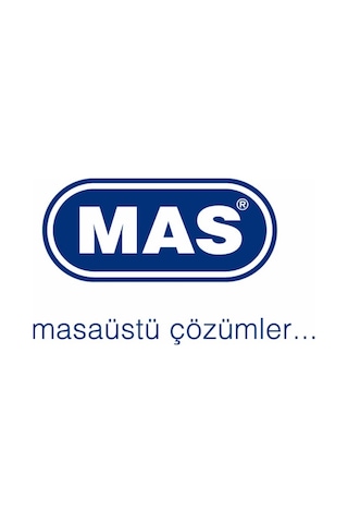 Mas Evrak Rafı Suni Deri 4 Çekmeceli Kahve 3844