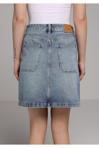 Colin's Colins Slim Fit Düz Fermuarlı Kadın Light İndigo Denim Etek Cl1081419 Q1.v1 Dn45074