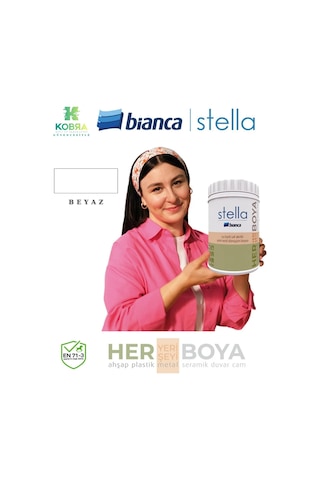 BIANCA STELLA AKRİLİK BOYA - BEYAZ