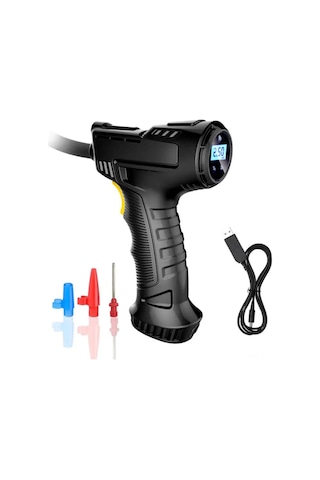 Samdoo Kablosuz Akıllı Araç Lastik Şişirici: Otomatik Kapatma, Dijital Basınç Göstergesi, Led Işığı Ve 4 Basınç Birimiyle Taşınabilir Elektrikli Pompa