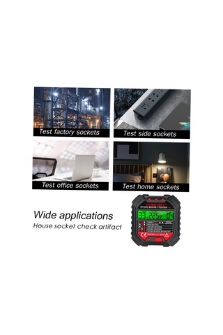 Springsun Habotest Ht107d: 90 - 250v, Otomatik Polarite & Sigorta Bulucu