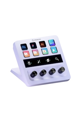 Elgato Stream Deck + White, Ses Mikseri, Canlı Üretim Ve Stüdyo D