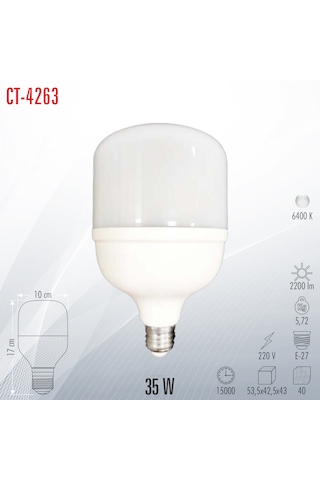 Cata Ct-4263 35w Torch Led Ampul Beyaz Işık