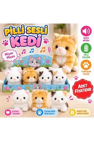 Mc-1054 Pilli Sesli Kedi