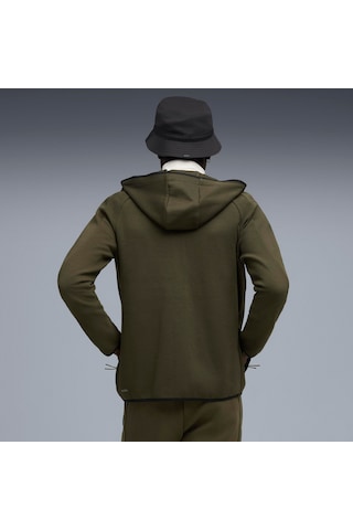 Puma Evostrıpe Fz Hoodie Dk Erkek Yetişkin Ceket Yeşil
