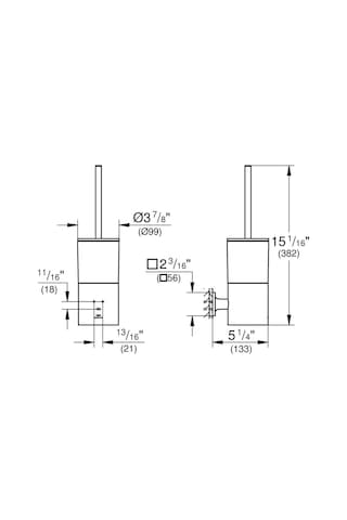 Grohe Allure Tuvalet Fırçası - 40340gn1 Altın