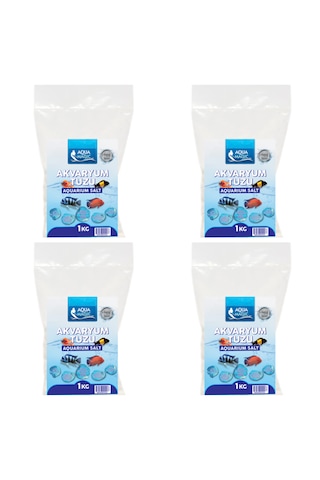 Akvaryum Tuzu 1 Kg, 4 Adet Fırsat Ürünü