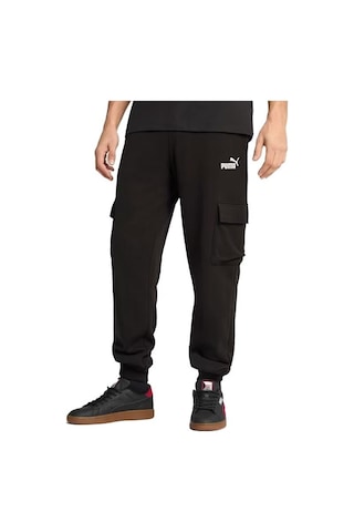 Puma Ess No. 1 Logo Cargo Pants Erkek Pantalon 682661-01 Siyah