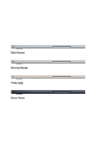 Apple MacBook Air MW123TU/A M4 16 GB 256 GB SSD 13.6" macOS Dizüstü Bilgisayar