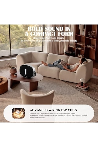 W-kıng Taşınabilir Bluetooth Hoparlörler Kablosuz, T8ıı Loud Bluetooth Hoparlör Güçlü Açık Boombox, Ağır Bas, Kristal Ses, Hızlı Şarj, 2 Subwoofer, Bt5.4, Usb/aux, Led, 35h, Parti Büyük Hoparlör