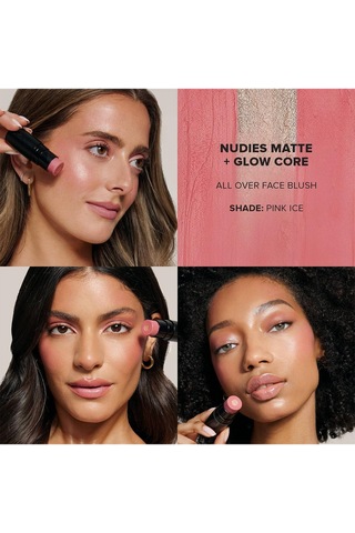 Nudestix Yanak + Göz + Dudak Renklendirici Işıltılı Stick Pink Ice 6gr Pink Ice