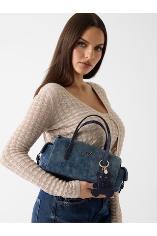 Guess Kassie Denim Kadın Omuz Çantası Hwdg9930050 İndigo
