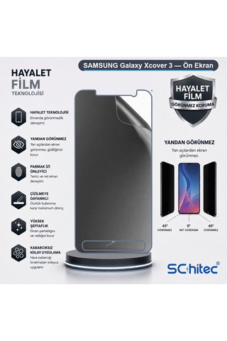 Samsung Galaxy Xcover 3 Uyumlu Ön Yüzey Hayalet Privacy Hidrojel Ekran Koruyucu 57409821