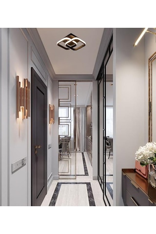 Eray Aydınlatma 9253 Plofonyer Siyah Led Avize