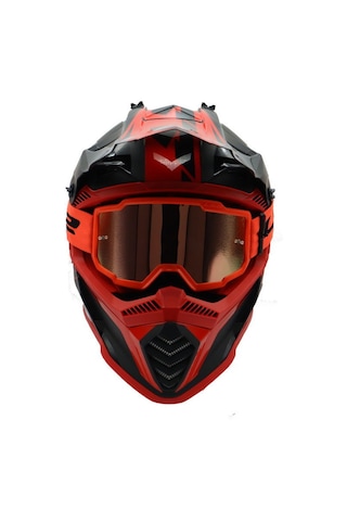 Ls2 Charger Goggles Motokross Gözlük Neon Turuncu