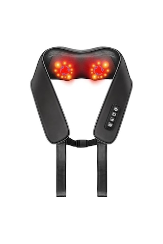Tısscare Isıtmalı Omuz Ve Boyun İçin Shiatsu Masajı - Derin Doku Masajlı Elektrikli Masaj Yastığı, Sırt/bacaklar/bel İçin Rahatlama, Ebeveynler İçin Hediye