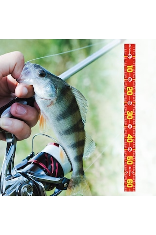 Homyl Balık Ölçme Aracı 51.18 '' Tekne Kırmızı-b