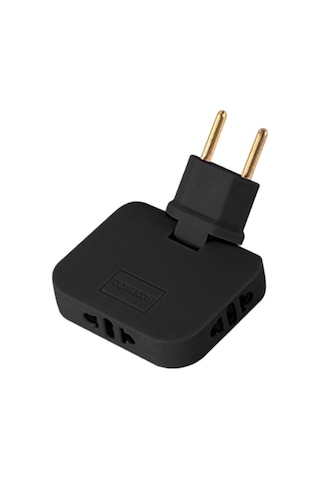 Symbee Eu Standartlı 180 Döner Reçine, Seyahat İçin Taşınabilir Abs Malzeme Akıllı Prizi Adaptörü