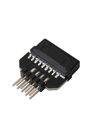 Yaleker Ph23b Anakart Usb3.0 19pin'den Usb2.0 9p'ye Ön Panel Bağlantı Adaptörü Siyah