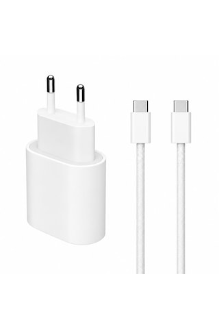 Flayse İphone 15 Pro Max Type-c 25w Hızlı Şarj Adaptörü Ve Type-c Şarj Kablosu