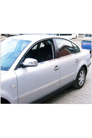 Vw Passat 3B Krom Cam Çıtası 6 Prç. 1996-2005 Arası P. Çelik