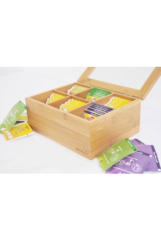 Misto - 6 Bölmeli Çay Kutusu